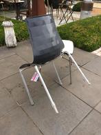 Italiaanse design stapelstoelen / Scab - Zebra / Als nieuw !, Ophalen, Wit, Zo goed als nieuw, Metaal
