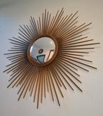 Miroir soleil 83cm signé chaty vallauris 1960 convexe, Enlèvement ou Envoi