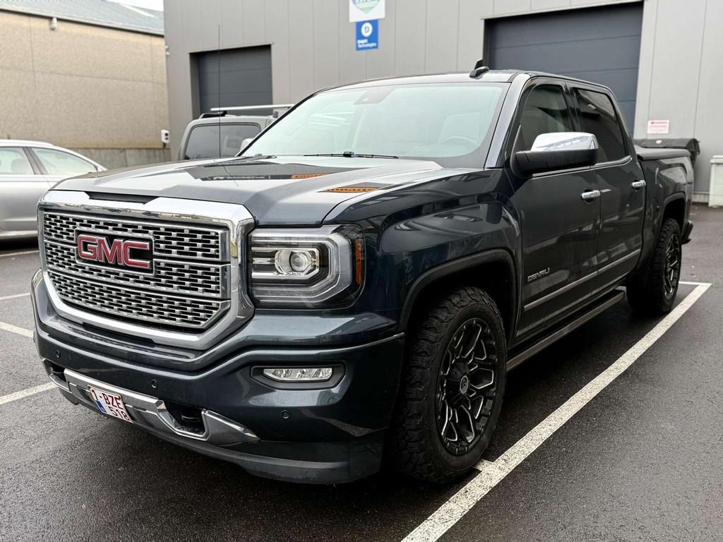GMC Sierra DENALI 6.2L V8 426cv CAMERA CUIR LED TVAC, Auto's, Automaat, Gebruikt, Lichtsensor, Zwart