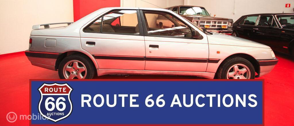 Peugeot 405 GR X4 | 1989 | Route 66 Auctions, Auto's, Oldtimers, Zwart, Bedrijf, Handgeschakeld, Overige carrosserie