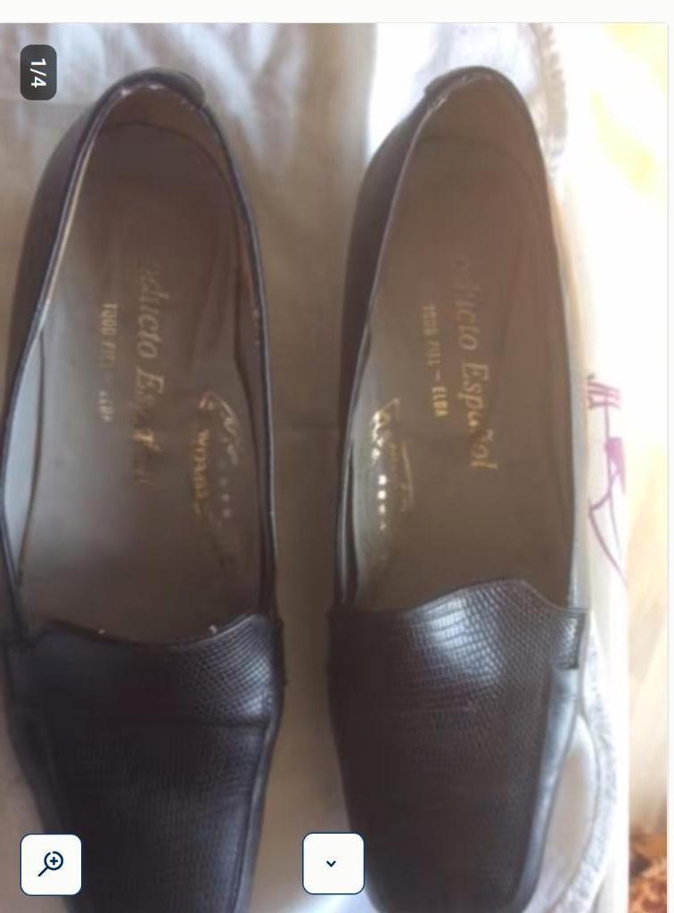 Chaussure vintage taille 40, Enlèvement ou Envoi, Comme neuf, Sabots, Noir