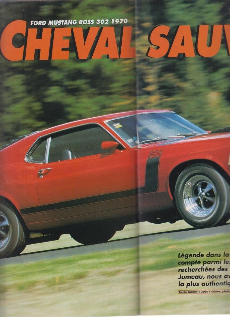 1970 Ford Mustang Boss 302 voiture de collection, Envoi, Utilisé, Ford