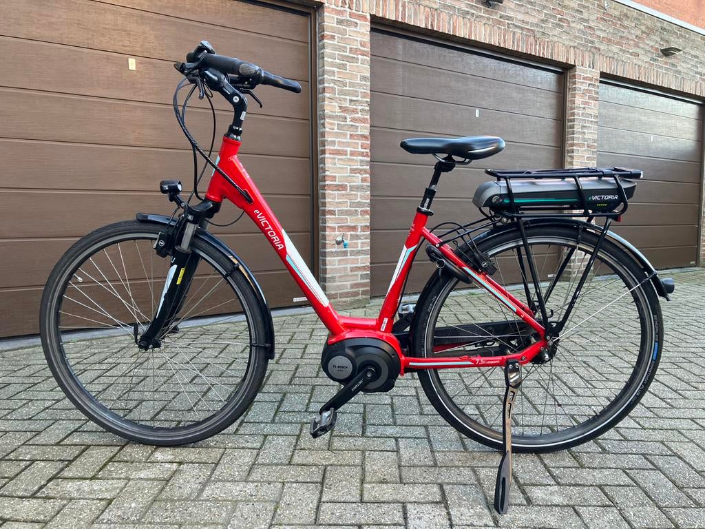 Victoria E-trekking met Bosch middenmotor, Ophalen