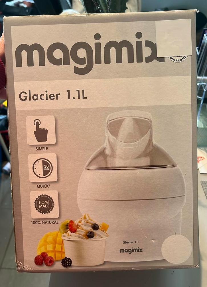 Magimix Glacier ijsmachine 1.1l nooit gebruikt, Elektronische apparatuur, IJsmachines, Zo goed als nieuw, Ophalen