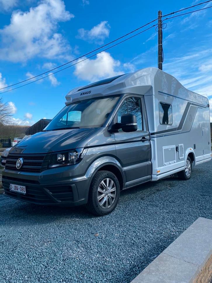 Te huur luxe mobilhome met vele extra’s, Caravans en Kamperen, Mobilhomes, Particulier, tot en met 4, Half-integraal, Knaus, Overige merken