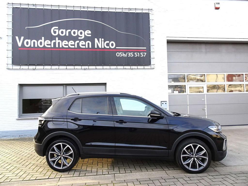 Volkswagen T-Cross 1.0TSi DSG IQ MATRIX/LED,CARPLAY,CAMERA,A, Automaat, Gebruikt, Zwart, USB