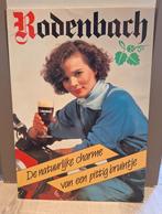 Oud reclamebord Rodenbach bier met staander, Ophalen of Verzenden, Reclamebord