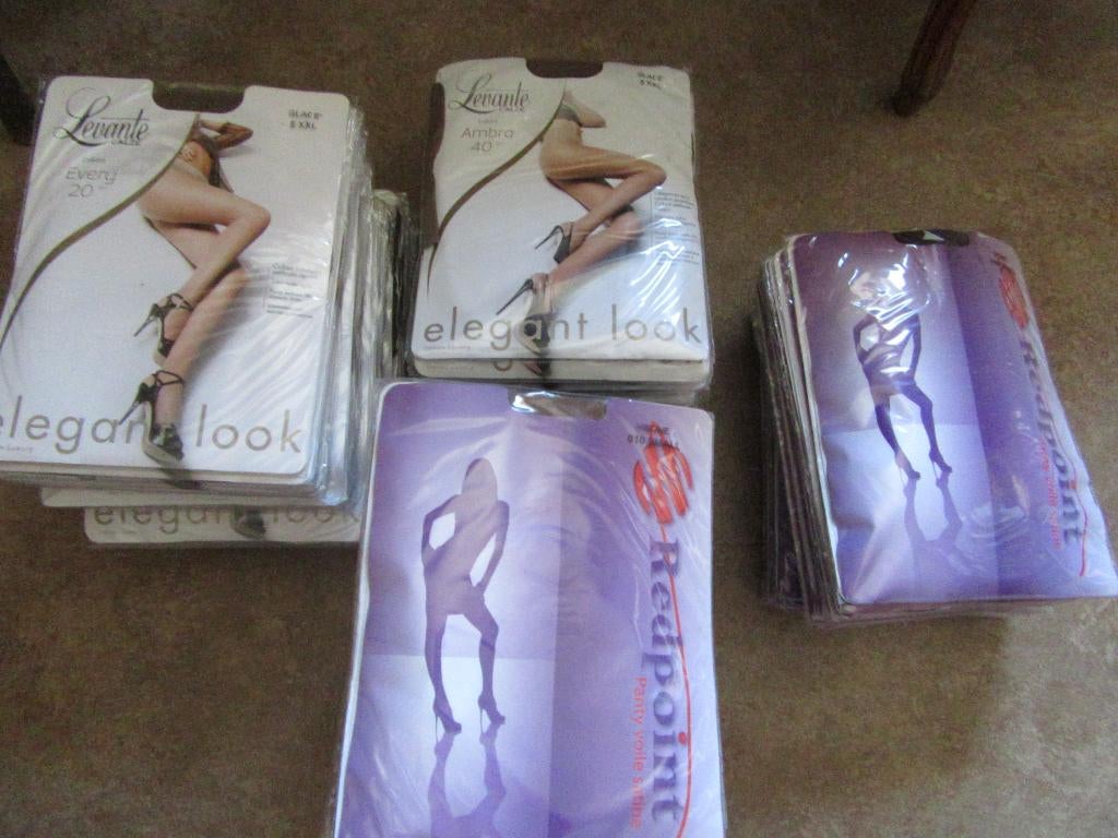 lot de pantys neufs dans leur emballage d'origine non ouvert, Enlèvement, Neuf, Bleu