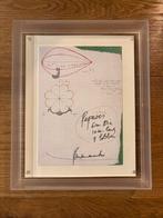 Uitnodiging zilverdruk Panamarenko, Enlèvement ou Envoi