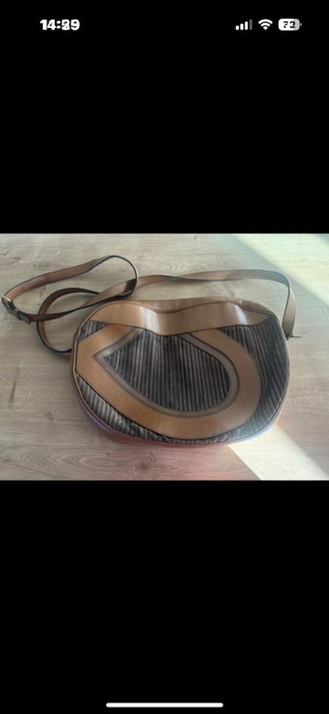 Delvaux handtas toile de cuire, Ophalen, Gebruikt, Handtas