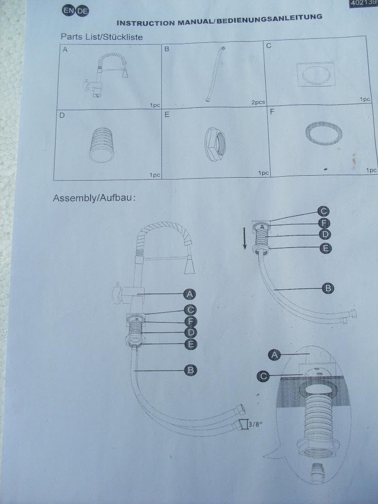 Keukenkraan, Doe-het-zelf en Bouw, Sanitair, Ophalen, Nieuw, Kraan