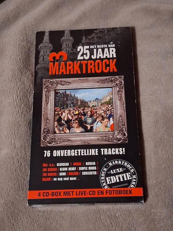 Luxe cd-box 25 jaar Marktrock, 4cd´s + boek, Cd's en Dvd's, Cd's | Verzamelalbums, Zo goed als nieuw, Pop, Boxset, Ophalen of Verzenden