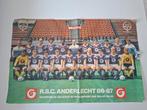 RSC Anderlecht kampioen 86-87 poster– vintage voetbal poster, Ophalen of Verzenden