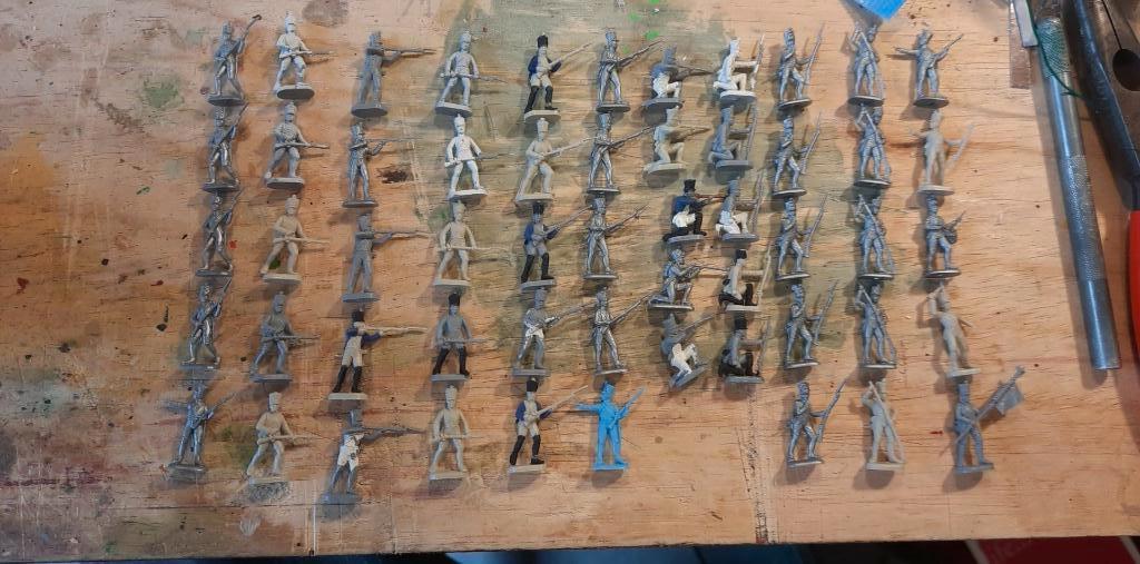 napoleon Franse infanterie 1/72 Esci italeri, Ophalen of Verzenden, Gebruikt, Historisch, Figuurtje(s)