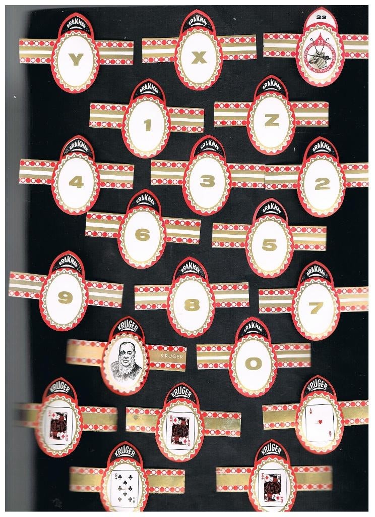 BRACELETS À CIGARES BRAKMAN, Collections, Articles de fumeurs, Briquets & Boîtes d'allumettes, Envoi, Neuf, Bagues de cigare