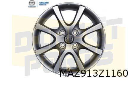 Mazda 2 velg alu. 5,5J x x15" design 65 (zilver) (2/20-) Ori, Auto-onderdelen, Banden en Velgen, Band(en), 15 inch, Personenwagen