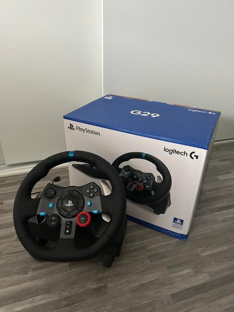 Logitech G29, Games en Spelcomputers, Spelcomputers | Sony Consoles | Accessoires, Zo goed als nieuw, PlayStation 3, PlayStation 4