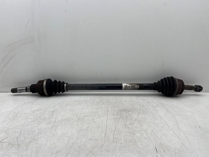 Aandrijfas rechts-voor van een Peugeot 208, Auto-onderdelen, Remmen en Aandrijving, Peugeot, Gebruikt, 3 maanden garantie, Ophalen of Verzenden
