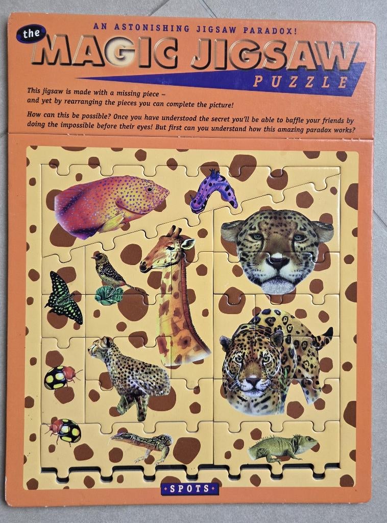 Magic Puzzel, Ophalen of Verzenden, 10 tot 50 stukjes, Zo goed als nieuw