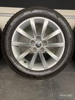16” originele Skoda Scala velgen + winterbanden 5x100 657601, Pneus et Jantes, Pneus hiver, 16 pouces, Véhicule de tourisme
