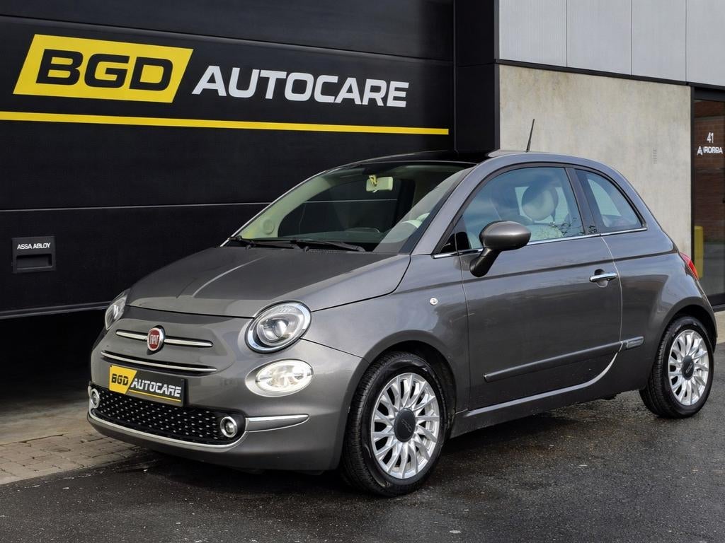 Fiat 500 1.2 Benzine/12M Garantie/TOMTOM/Pano/AC/BLUETH/City, Autos, Fiat, Argent ou Gris, Achat, Entreprise, Garantie prolongée