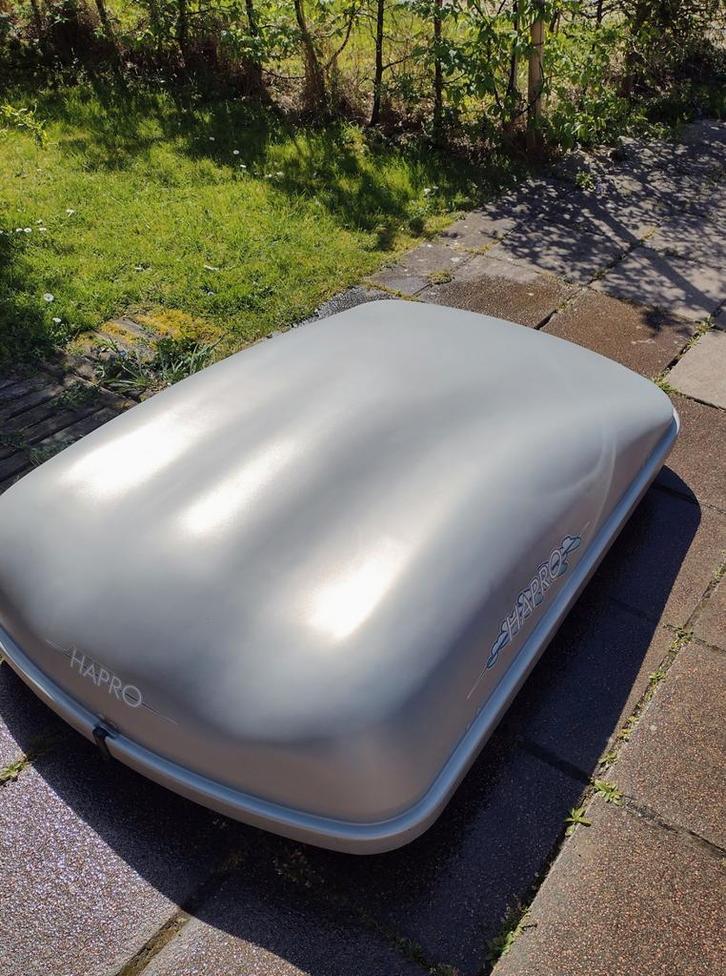 AUTO DAKKOFFER HAPRO 500 (430 liter- 150x100x40 cm), Autos : Divers, Coffres de toit, Utilisé, Enlèvement