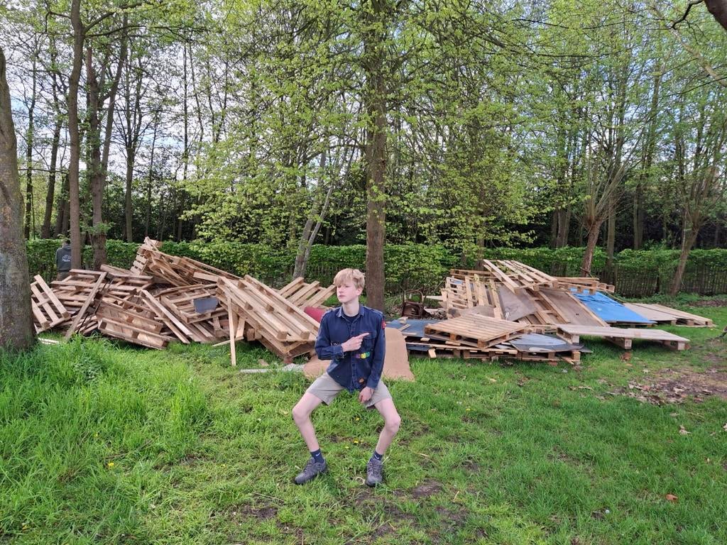 Gratis hout, Ophalen