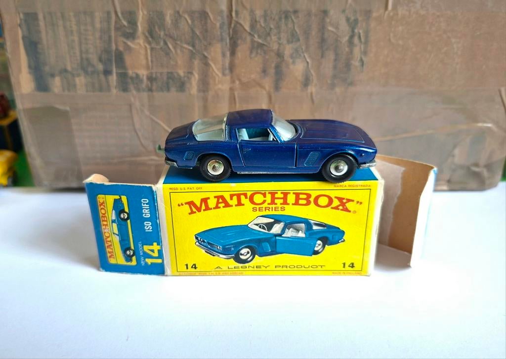 Matchbox 14 iso grifo, Hobby & Loisirs créatifs, Voitures miniatures | 1:87, Envoi, Matchbox