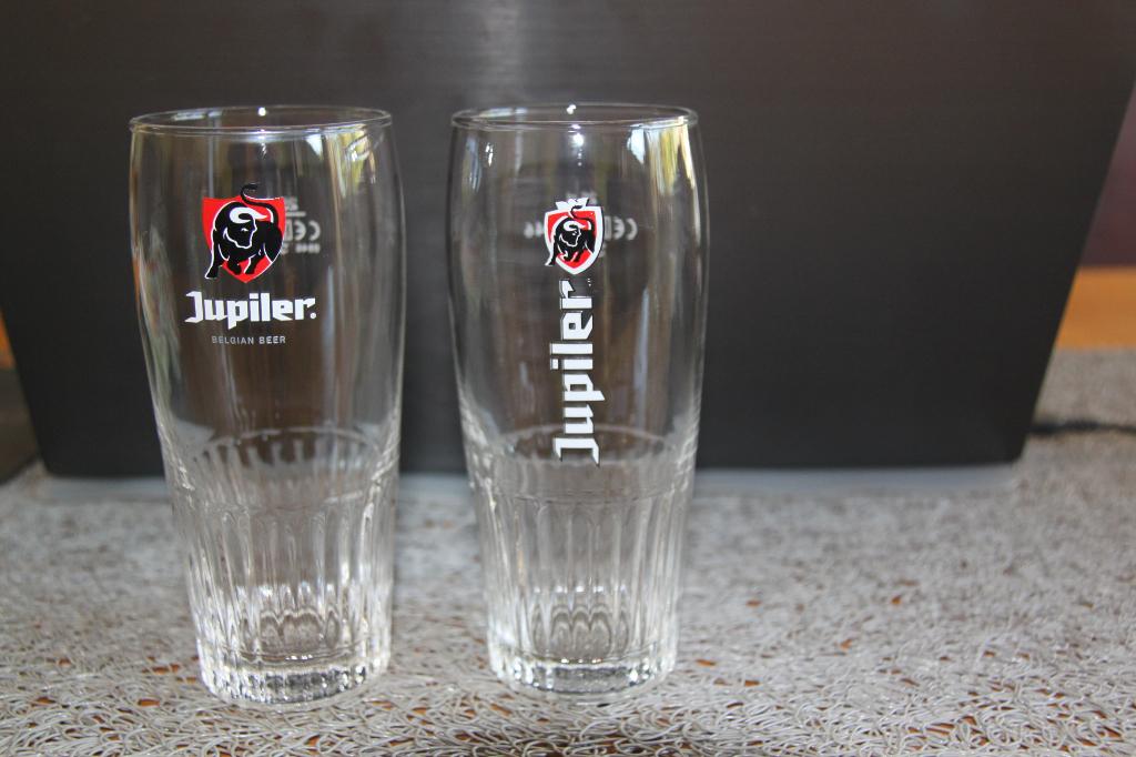 Jupiler glazen, Ophalen, Zo goed als nieuw, Bierglas