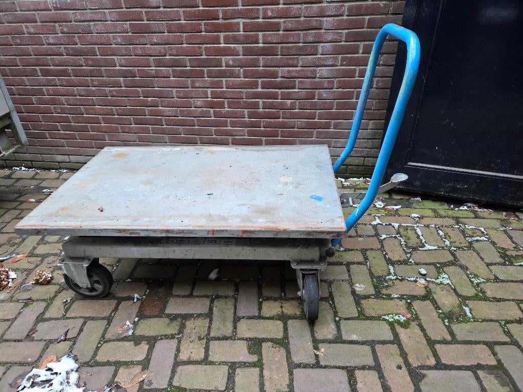 Verrijdbare schaartafel, Hefvermogen 1000kg, Ophalen, Zo goed als nieuw