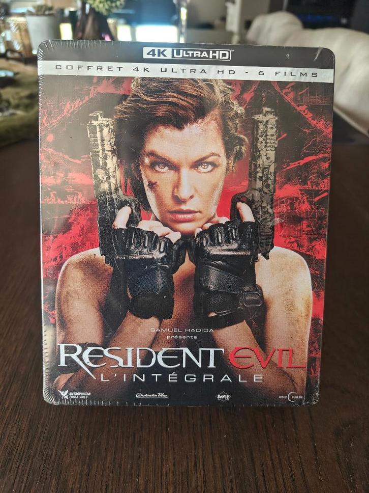Resident Evil 4K 6-Film Limited Edition Tin, Cd's en Dvd's, Blu-ray, Nieuw in verpakking, Ophalen of Verzenden