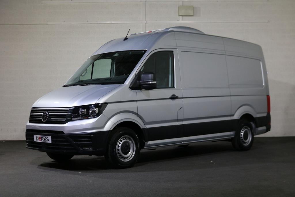 Volkswagen Crafter 2.0 TDI 140pk L3 H3 Automaat Koelwagen Vr, Electronic Stability Program (ESP), Argent ou Gris, Achat, Diesel