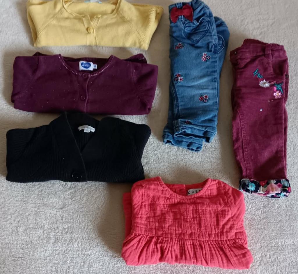 Pakket kledij meisje   Maat 74   (6 stuks), Kinderen en Baby's, Ophalen, Gebruikt, Meisje