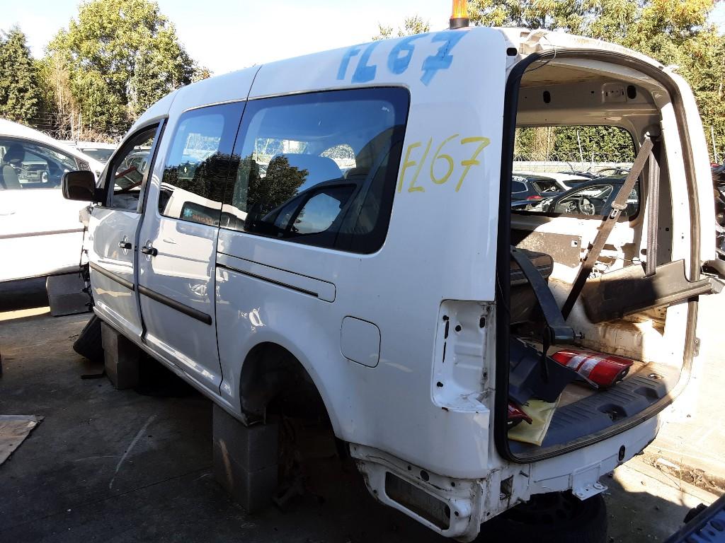 AILE ARRIÈRE GAUCHE Volkswagen Caddy Combi III (2KB,2KJ), Arrière, Volkswagen, Garde-boue, Mevr. I. Hauben