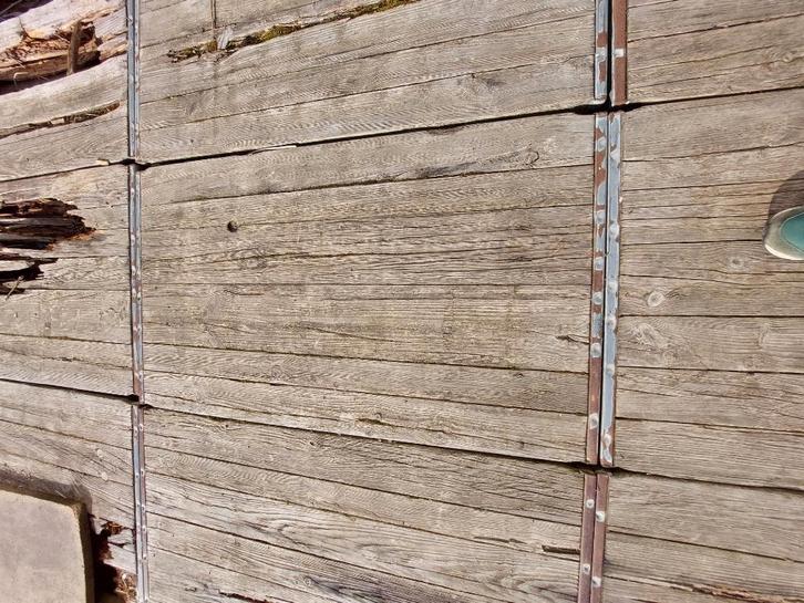 30 panneaux de coffrage en bois pour terrasse (140x80x4,5cm), Jardin & Terrasse, Terrasses, Utilisé, Bois, Enlèvement