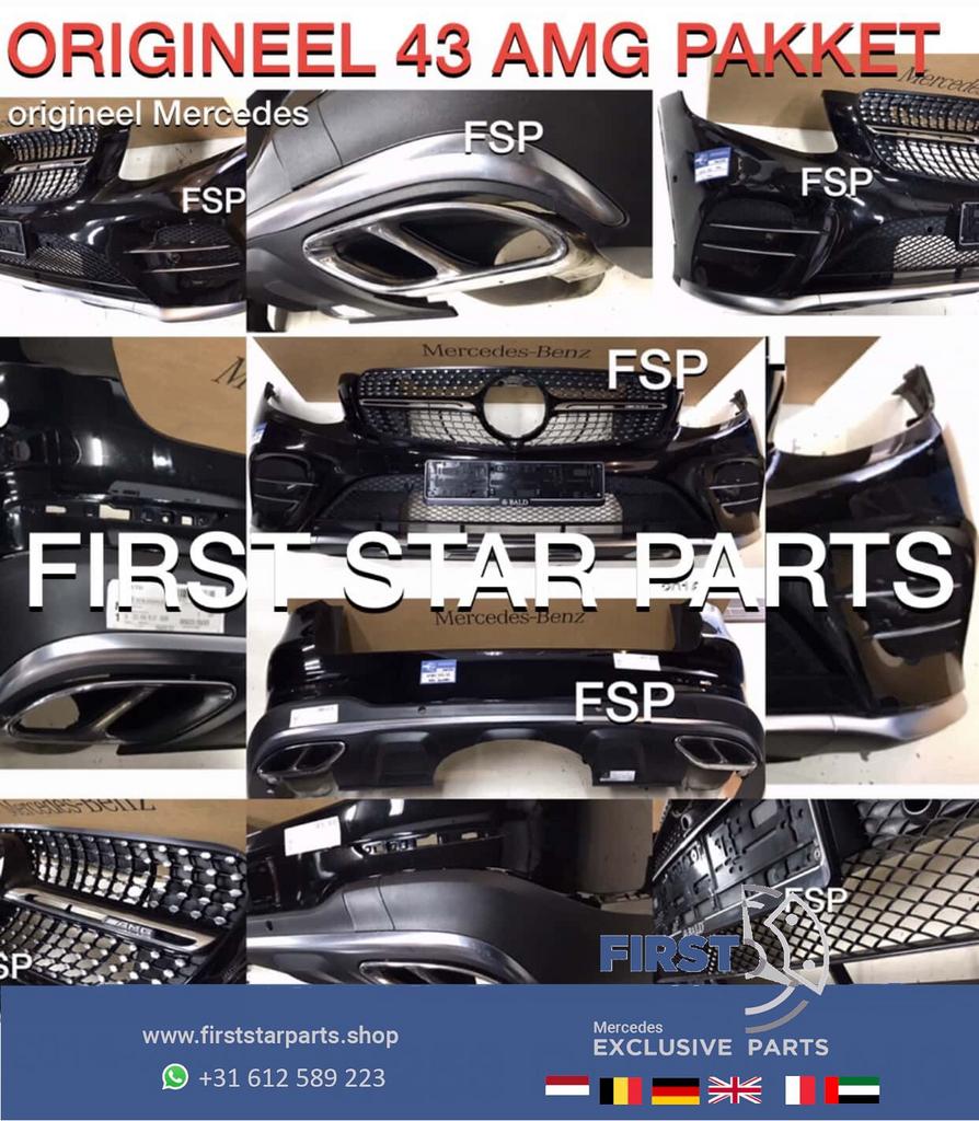 X253 W253 GLC 43 AMG PAKKET ORIGINEEL Mercedes 2016-2021 + D, Gebruikt, -, Ophalen of Verzenden, Bumper