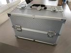 opbergkoffer voor make-up/cosmetica, Handtassen en Accessoires, Beautycases, Ophalen, Zo goed als nieuw, Grijs, Met slot