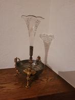 Antieke Art Nouveau cornet vaas H26cm, Antiek en Kunst, Ophalen