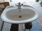 3 stenen wasbakken en 2 stalen met toebehoren, Enlèvement, Utilisé, Pierre