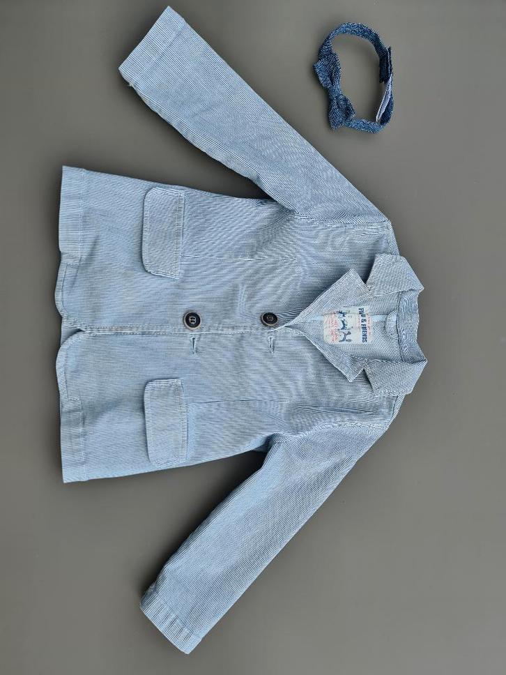Communie Blazor, jas, coat, Filou & Friends, 110, Kinderen en Baby's, Kinderkleding | Maat 110, Zo goed als nieuw, Jas, Ophalen