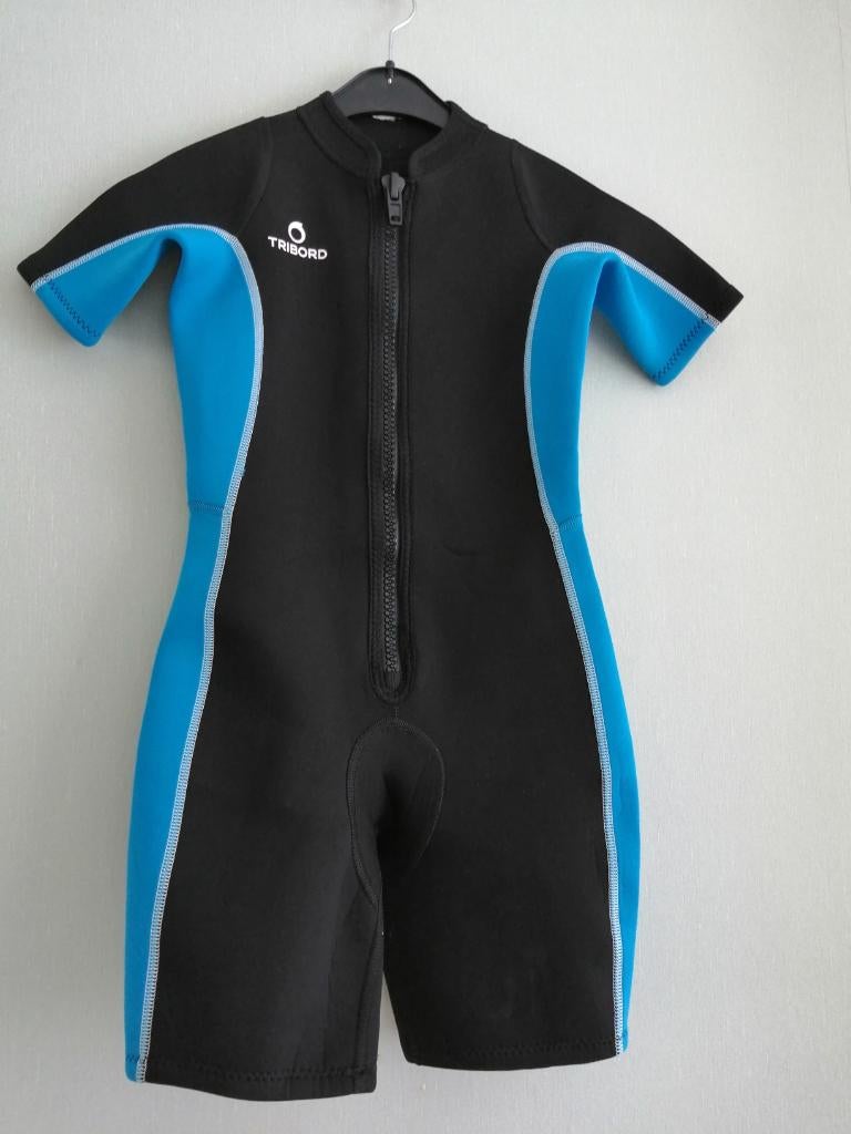 mooie wetsuit Tribord maat 10 jaar, Watersport en Boten, Watersportkleding, Wetsuit, Verzenden, Zo goed als nieuw, Tribord