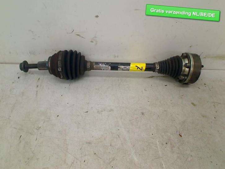 AANDRIJFAS LINKS VOOR golf 7 Golf VII (AUA) (5Q0407271BK), Auto-onderdelen, Remmen en Aandrijving, Volkswagen, Gebruikt