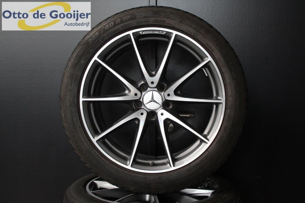 Originele Mercedes E63 AMG Velgen 19 inch Winterbanden 7MM, Pneus et Jantes, Pneus hiver, -, -