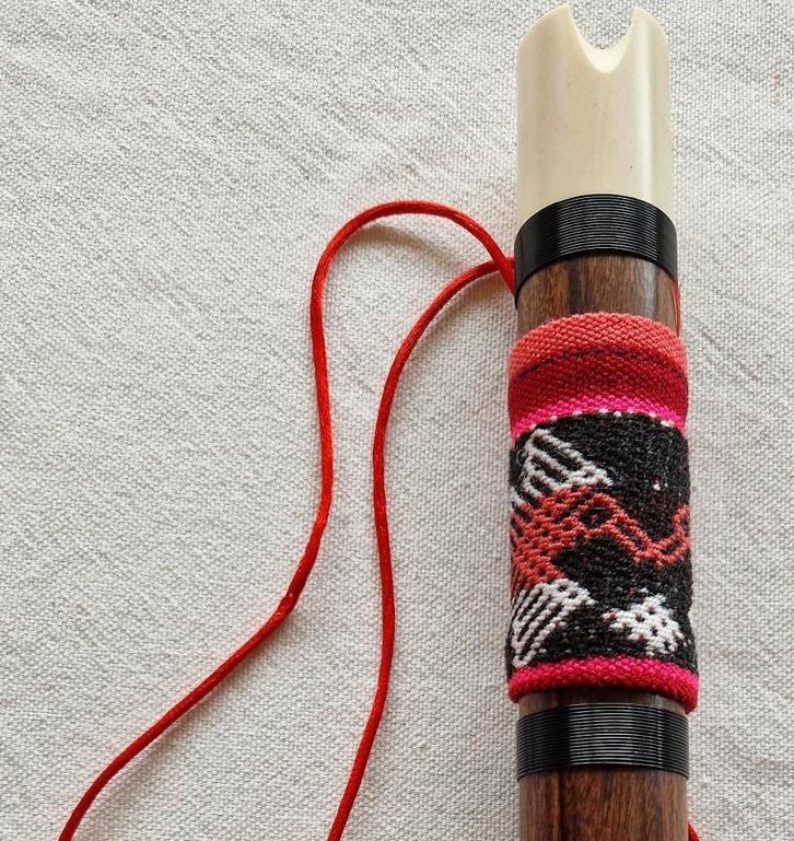 Flûte en bois Quena Jaracanda - Avec étui - Neuve, Musique & Instruments, Instruments à vent | Autre, Neuf, Bois, Avec valise ou sac