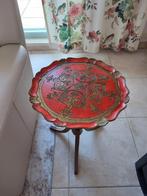 Prachtig Florentijns Mid Century bijzettafeltje, 45 tot 60 cm, Overige materialen, Minder dan 55 cm, Rond