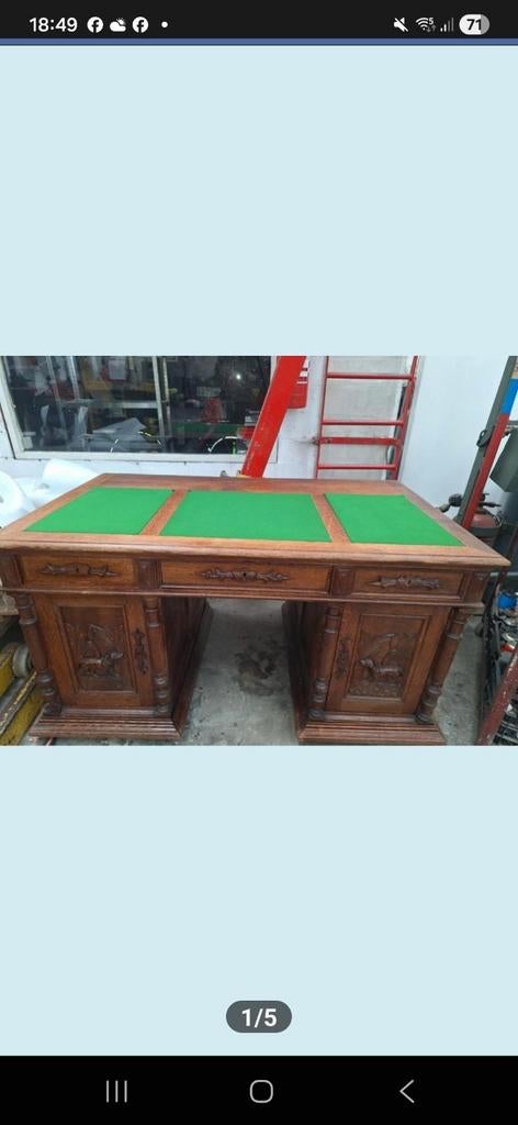 Antiek bureau, Ophalen