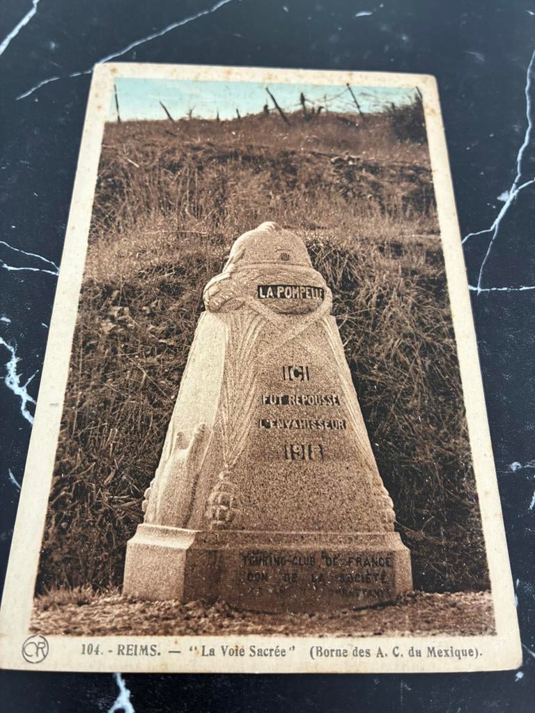 Reims la voie sacrée, Collections, Envoi