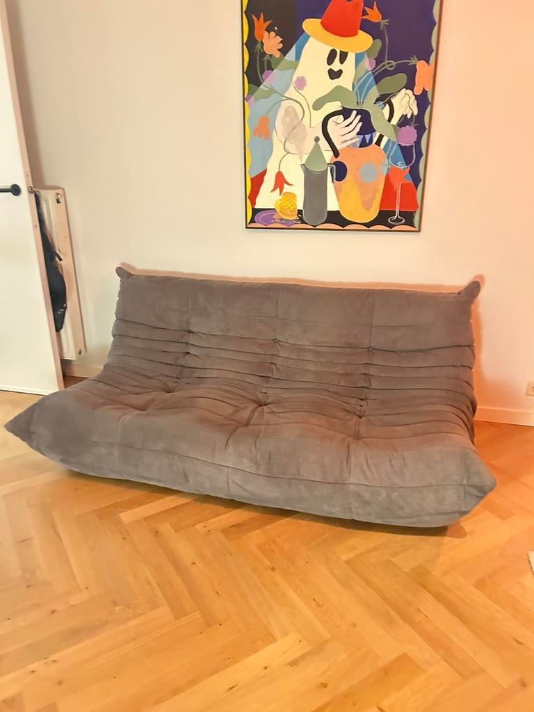 Togo driezit - Ligne Roset, Maison & Meubles, Canapés | Salons, Comme neuf, Banc droit, Trois personnes, Enlèvement