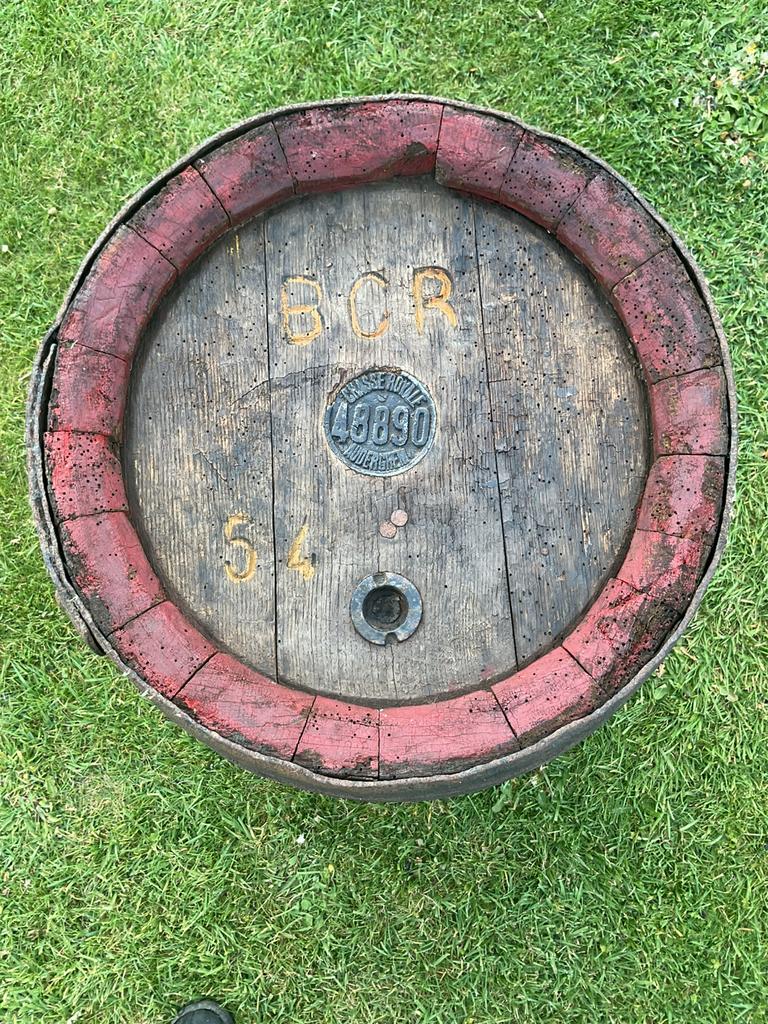 Tonneau en bois brasserie bière Chasse Royale Auderghem 1954, Enlèvement, Utilisé, Autres types