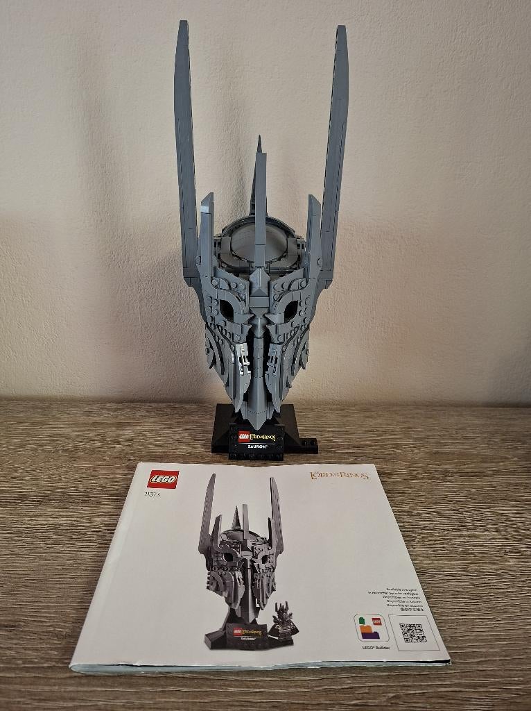 Lego set 11373 The Lord of the Rings de helm van Sauron, Ophalen of Verzenden, Gebruikt, Beeldje of Buste